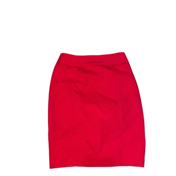 Express Paneled Knee Length Straight/Pencil Skirt in Pink/Red Size 2 - Picture 2 of 7